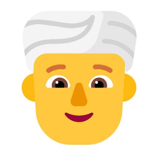 Man With Turban on Microsoft Fluent