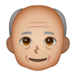 Older Man: Medium-Light Skin Tone on Samsung