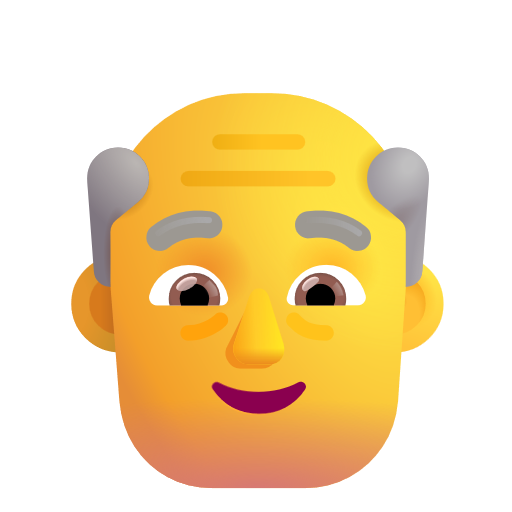 Older Man on Microsoft 3D