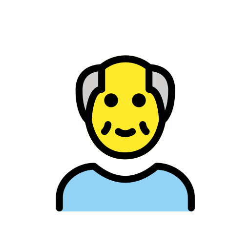 Older Man on OpenMoji