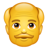 Older Man on WhatsApp