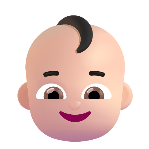 Baby: Light Skin Tone on Microsoft 3D