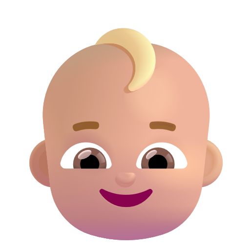 Baby: Medium-Light Skin Tone on Microsoft 3D