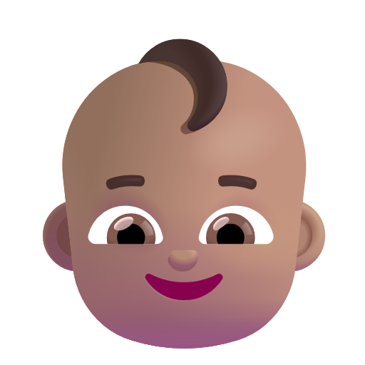 Baby: Medium Skin Tone on Microsoft 3D