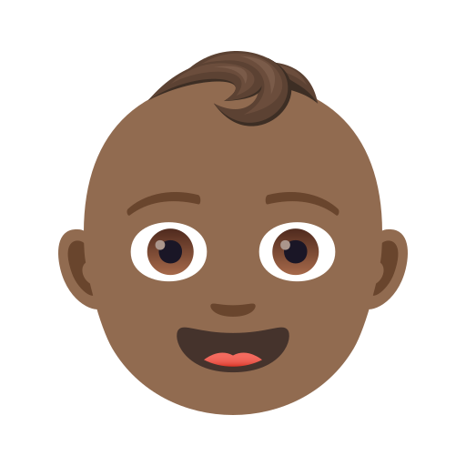 Baby: Medium-Dark Skin Tone on JoyPixels