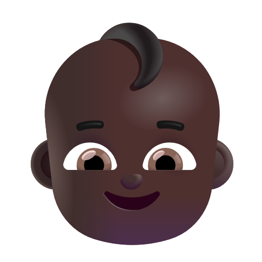 Baby: Dark Skin Tone on Microsoft 3D