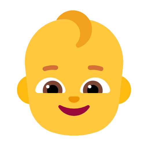 Baby on Microsoft Fluent