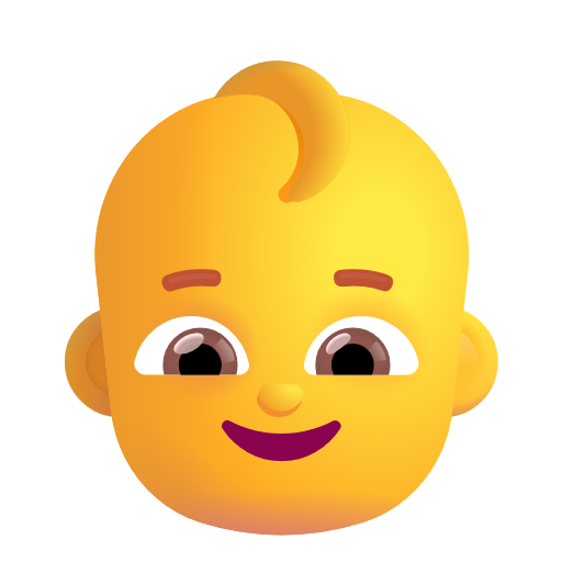 Baby on Microsoft 3D