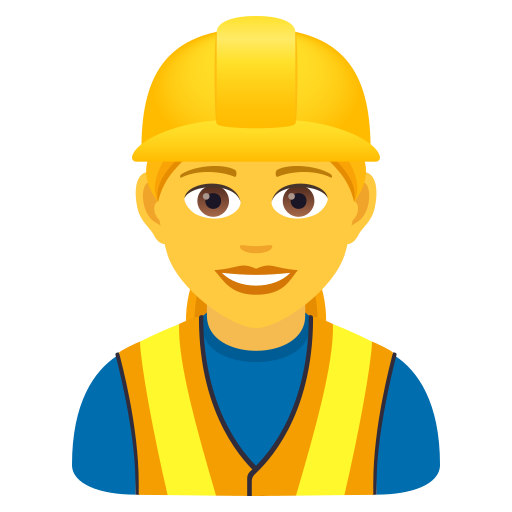 Woman Construction Worker on JoyPixels