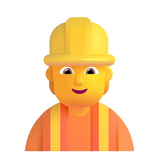 Construction Worker on Microsoft 3D