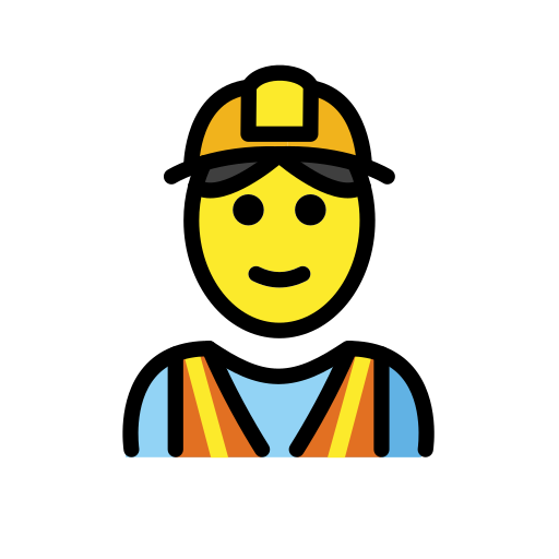 Construction Worker on OpenMoji