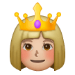 Princess: Medium-Light Skin Tone on Samsung