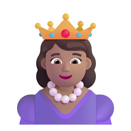 Princess: Medium Skin Tone on Microsoft 3D