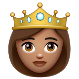 Princess: Medium Skin Tone on WhatsApp