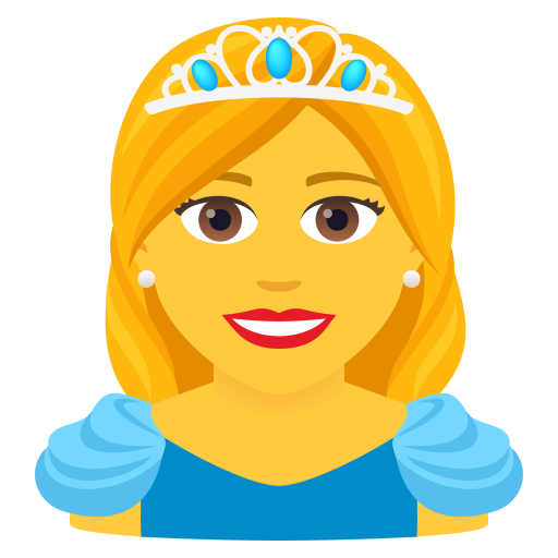 Princess on JoyPixels