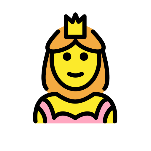 Princess on OpenMoji