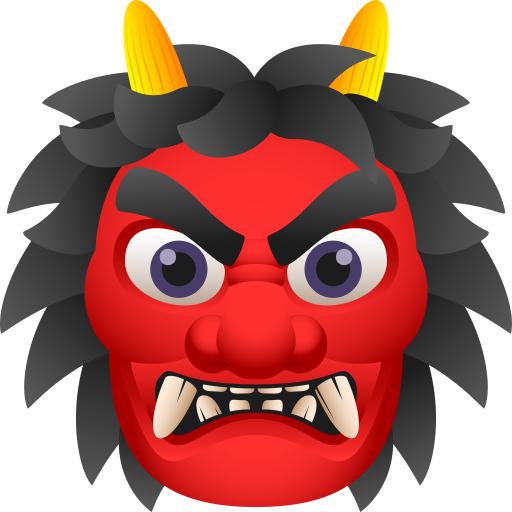 Japanese Ogre on JoyPixels