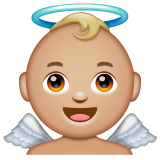 Baby Angel: Medium-Light Skin Tone on WhatsApp