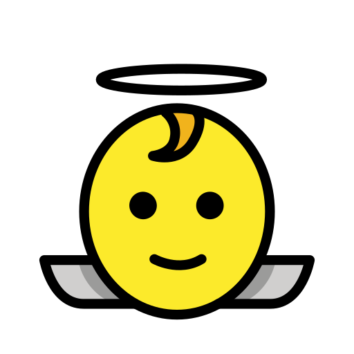 Baby Angel on OpenMoji