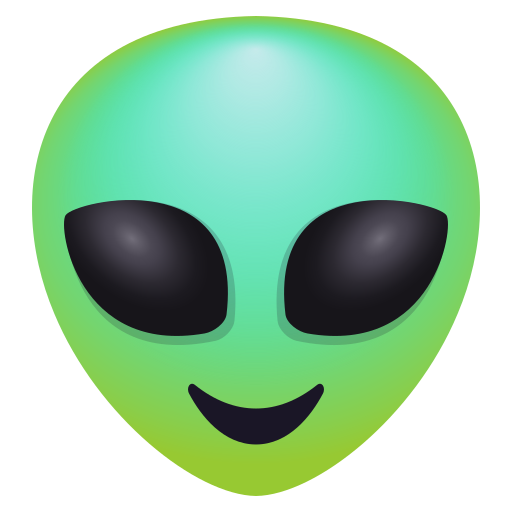 Extraterrestrial Alien on JoyPixels