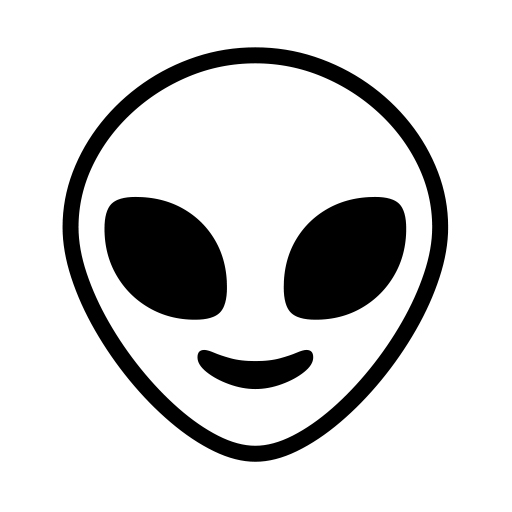 Extraterrestrial Alien on Noto Emoji