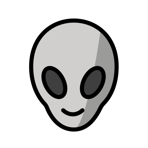 Extraterrestrial Alien on OpenMoji