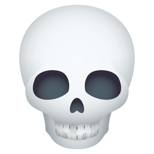 Skull on JoyPixels