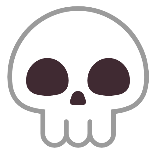 Skull on Microsoft Fluent