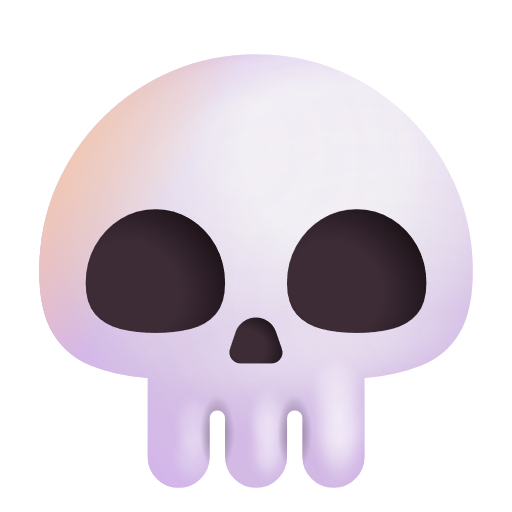 Skull on Microsoft 3D