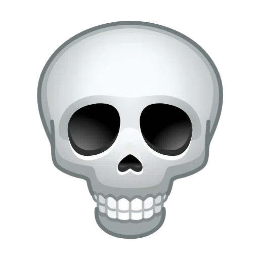 Skull on Telegram
