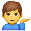 Man Tipping Hand on Samsung