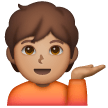 Information Desk Person: Medium Skin Tone on Samsung