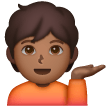 Information Desk Person: Medium-Dark Skin Tone on Samsung