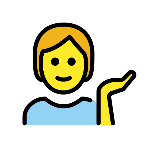 Information Desk Person on OpenMoji