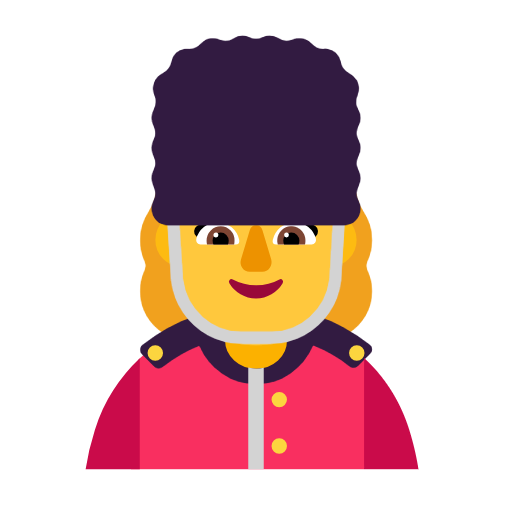 Woman Guard on Microsoft Fluent