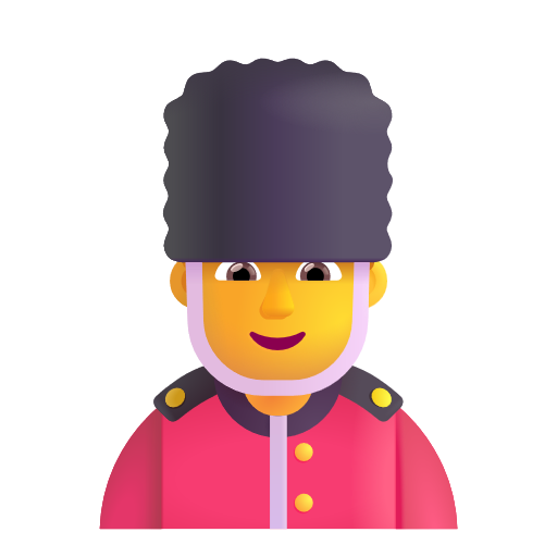 Man Guard on Microsoft 3D