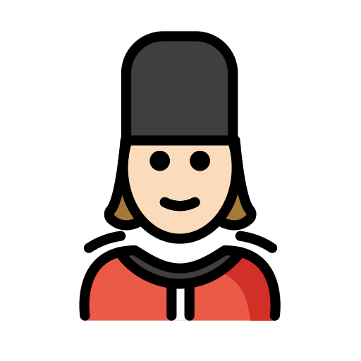 Woman Guard: Light Skin Tone on OpenMoji