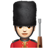 Guardsman: Light Skin Tone on WhatsApp