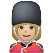Woman Guard: Medium-Light Skin Tone on Samsung