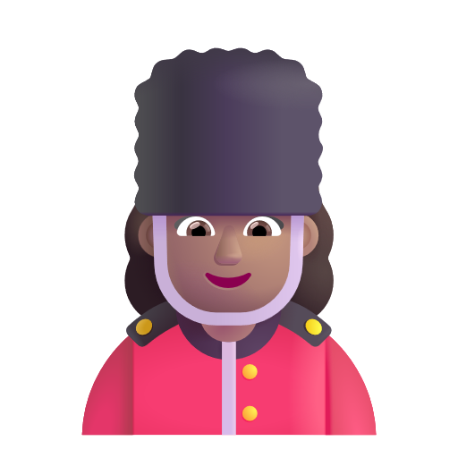 Woman Guard: Medium Skin Tone on Microsoft 3D