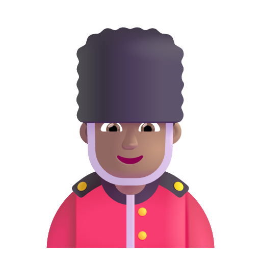 Man Guard: Medium Skin Tone on Microsoft 3D