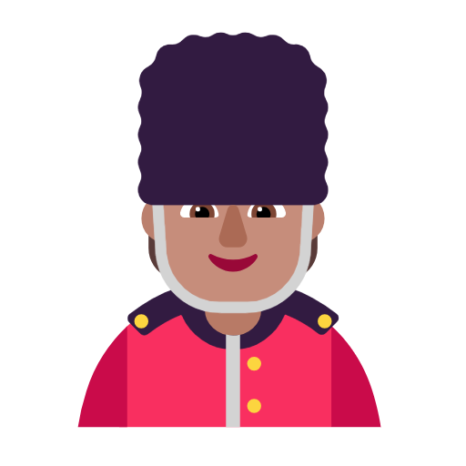 Guardsman: Medium Skin Tone on Microsoft Fluent