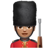 Guardsman: Medium Skin Tone on WhatsApp