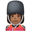 Woman Guard: Medium-Dark Skin Tone on Samsung