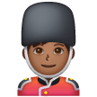 Man Guard: Medium-Dark Skin Tone on Samsung
