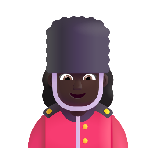 Woman Guard: Dark Skin Tone on Microsoft 3D