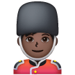 Man Guard: Dark Skin Tone on Samsung