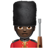 Guardsman: Dark Skin Tone on WhatsApp