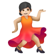 Dancer: Light Skin Tone on Samsung