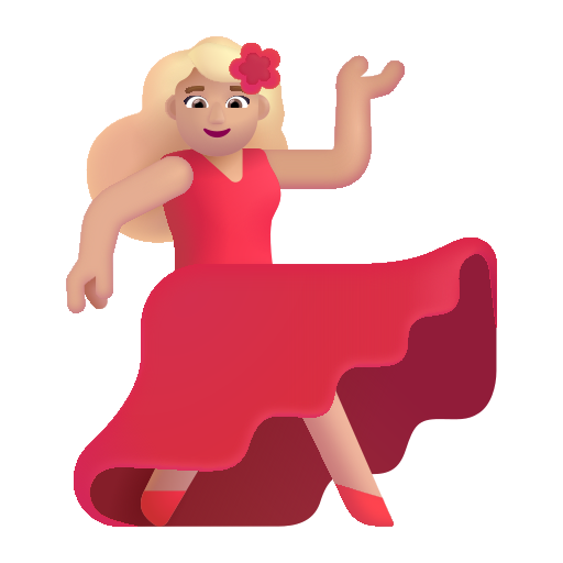Dancer: Medium-Light Skin Tone on Microsoft 3D